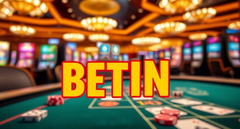 Immersive lounge-style interface of BETIN casino